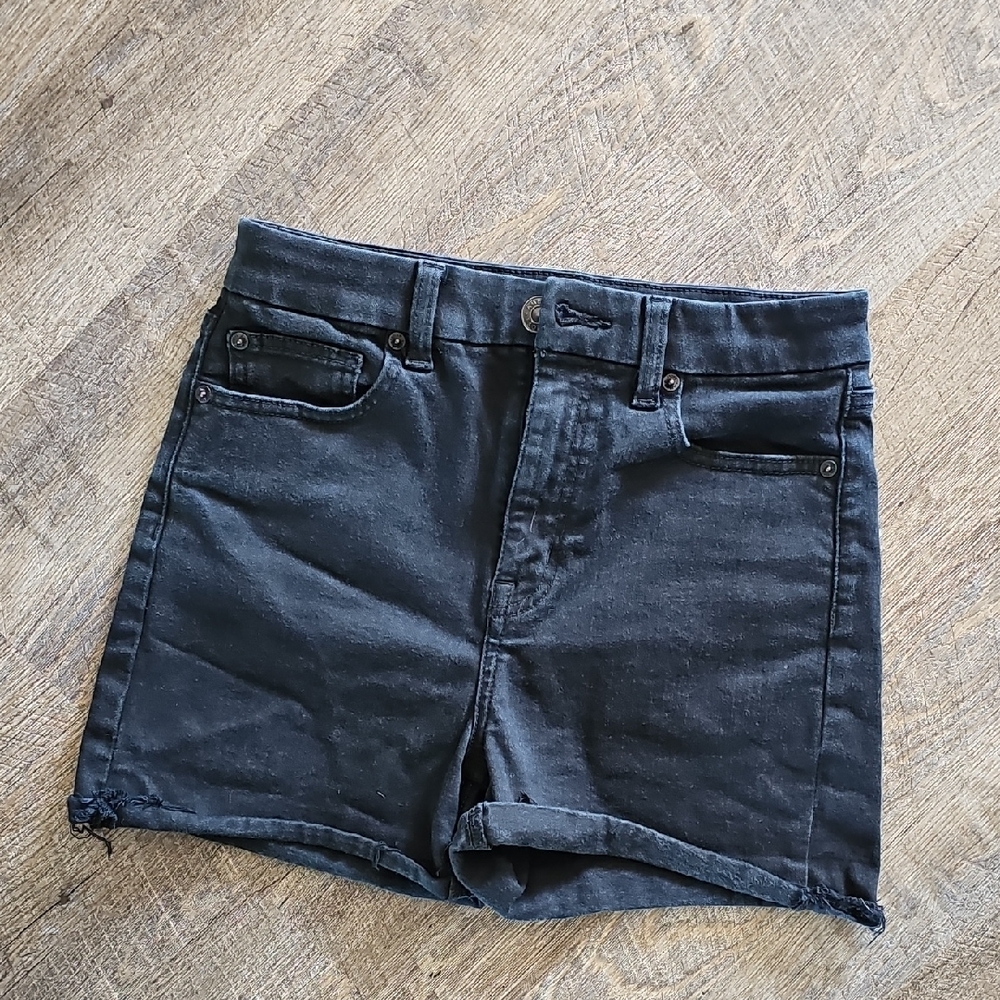 American Eagle Outfitters Black High Waist Shorts